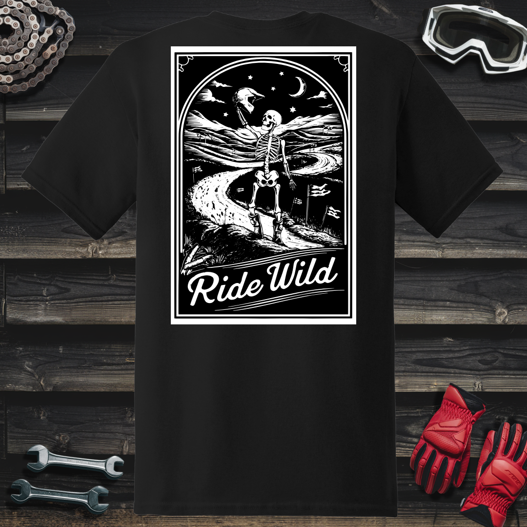 Exotic Motocross Skeleton T-Shirt