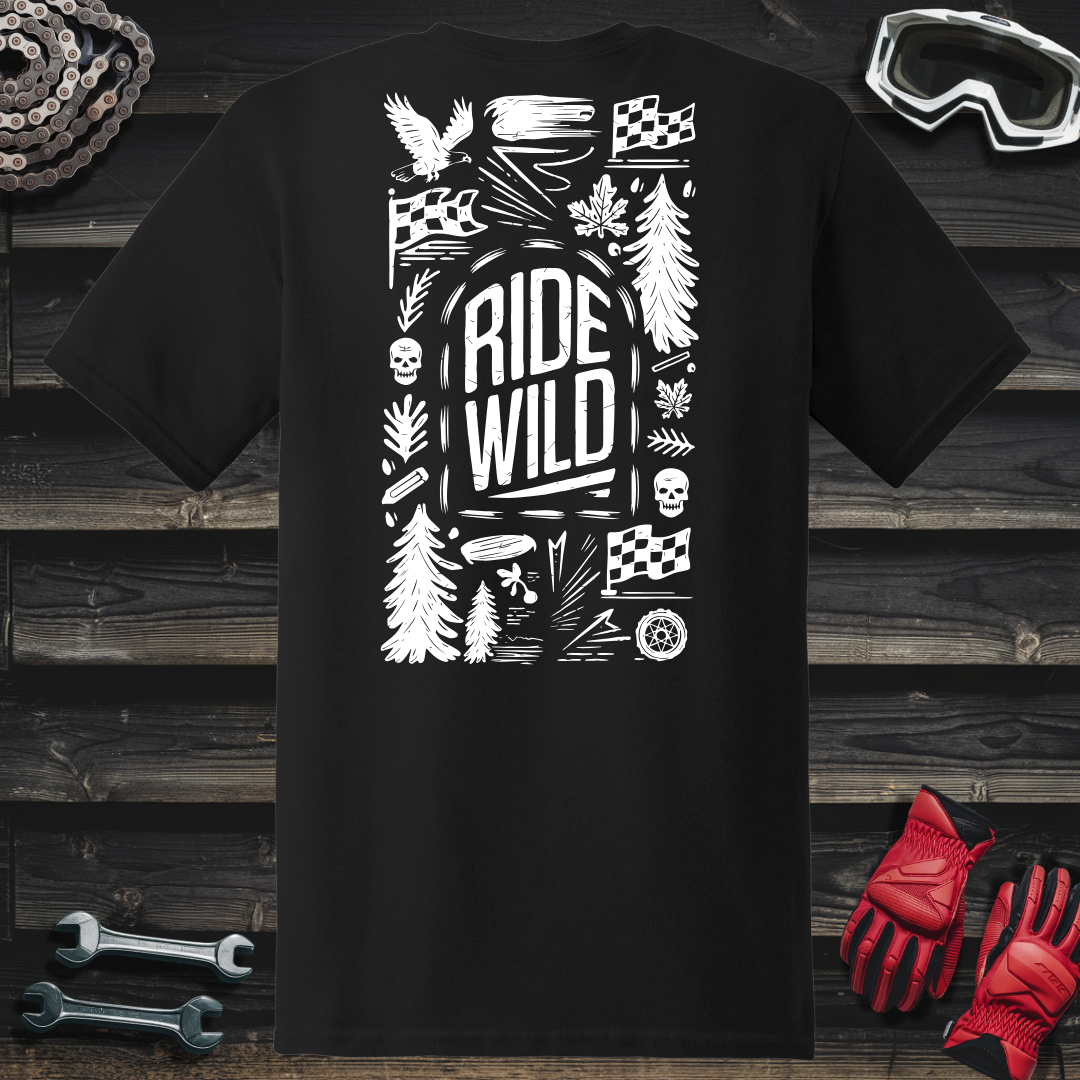 Hand Drawn Ride Wild Cartoon 2 T-Shirt