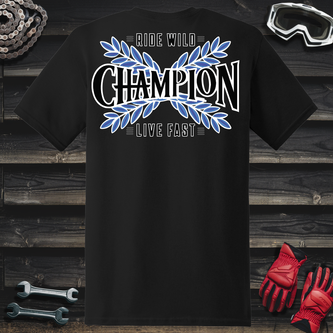 Champion Ride Wild Blue T-Shirt