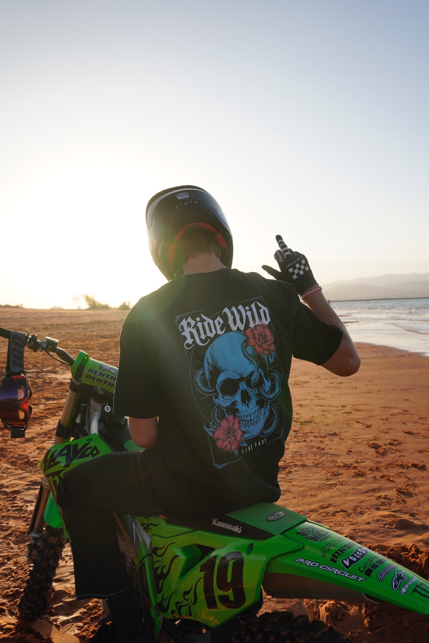 Snake Skull Blue T-Shirt