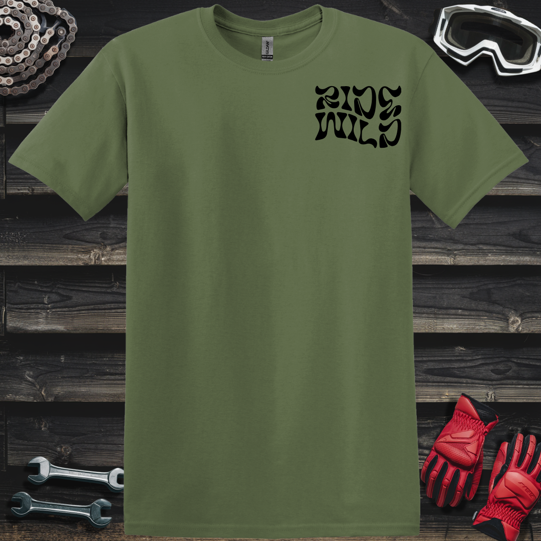 Ride Wild Street Art Logo T-Shirt