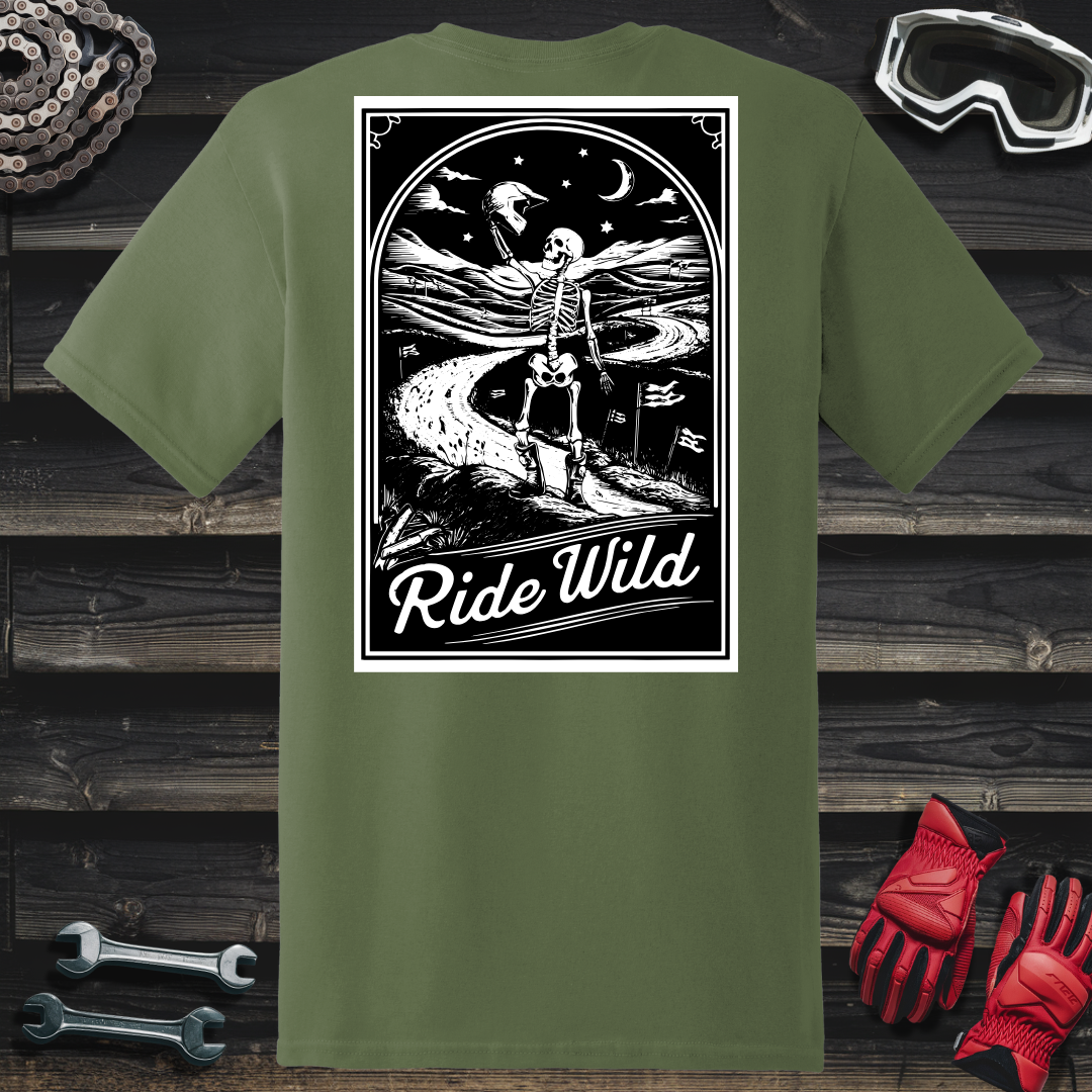 Exotic Motocross Skeleton T-Shirt