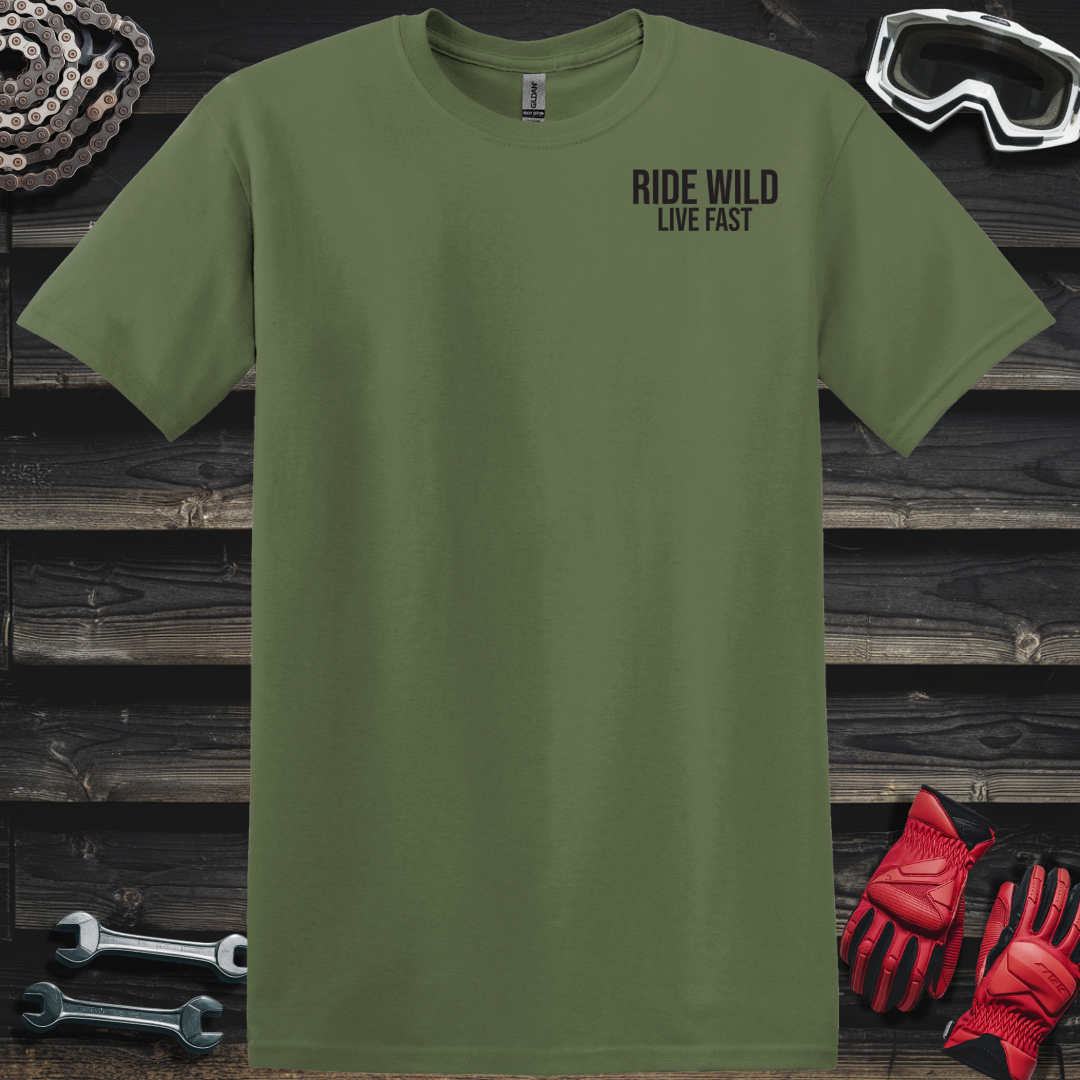 Palm Tree Ride Wild Live Fast T-Shirt