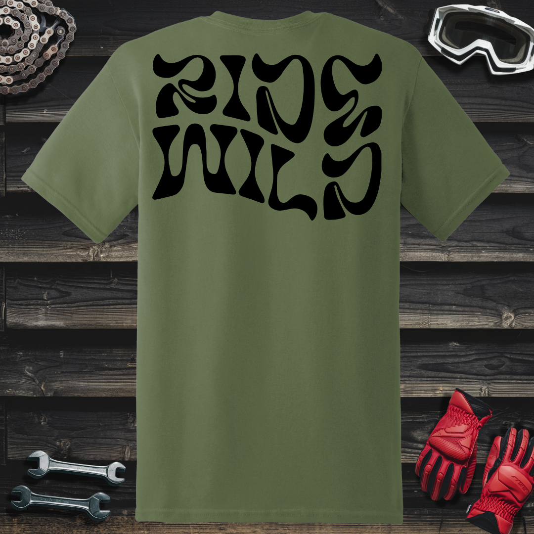 Ride Wild Street Art Logo T-Shirt