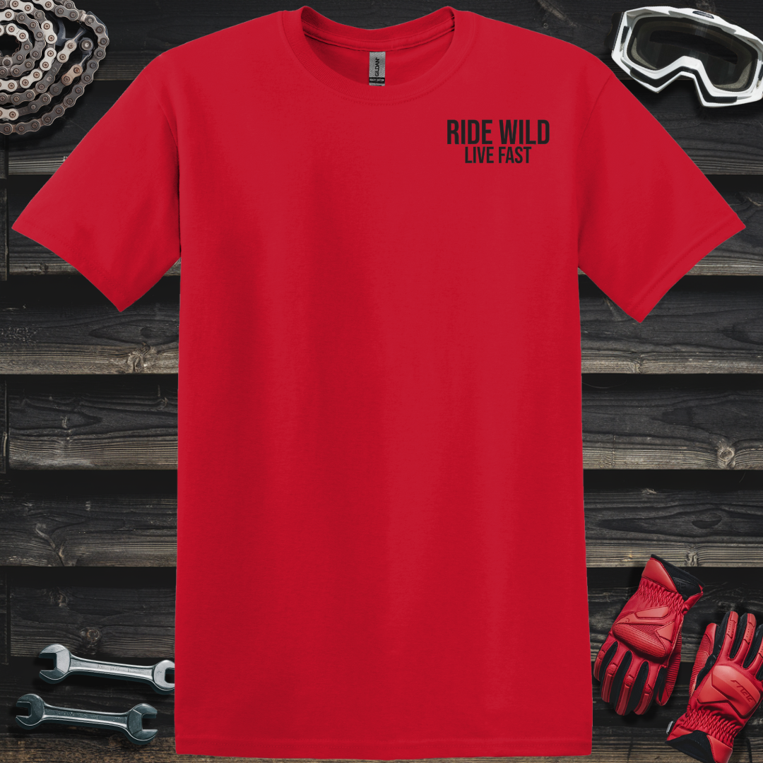 Palm Tree Ride Wild Live Fast T-Shirt