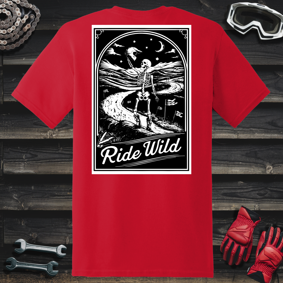 Exotic Motocross Skeleton T-Shirt