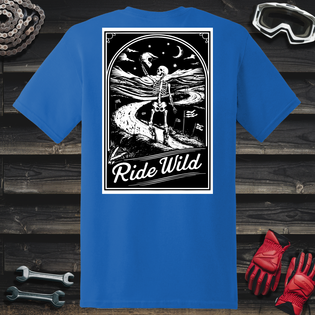 Exotic Motocross Skeleton T-Shirt