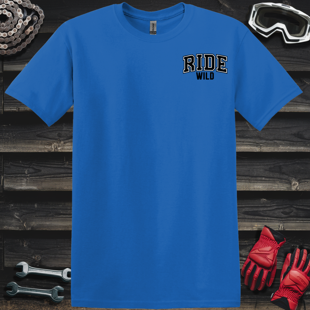 Ride Wild College Logo T-Shirt