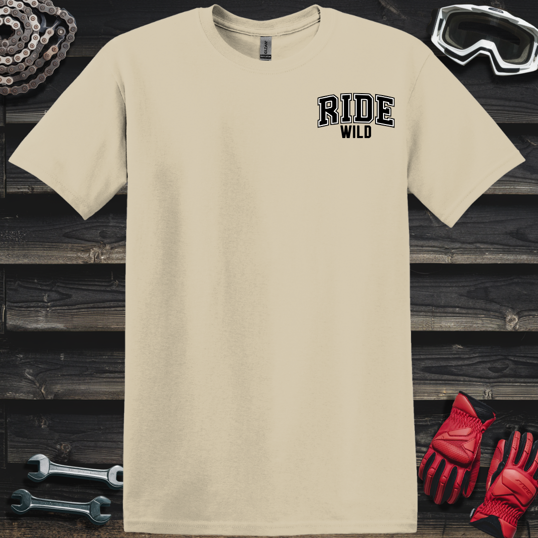 Ride Wild College Logo T-Shirt