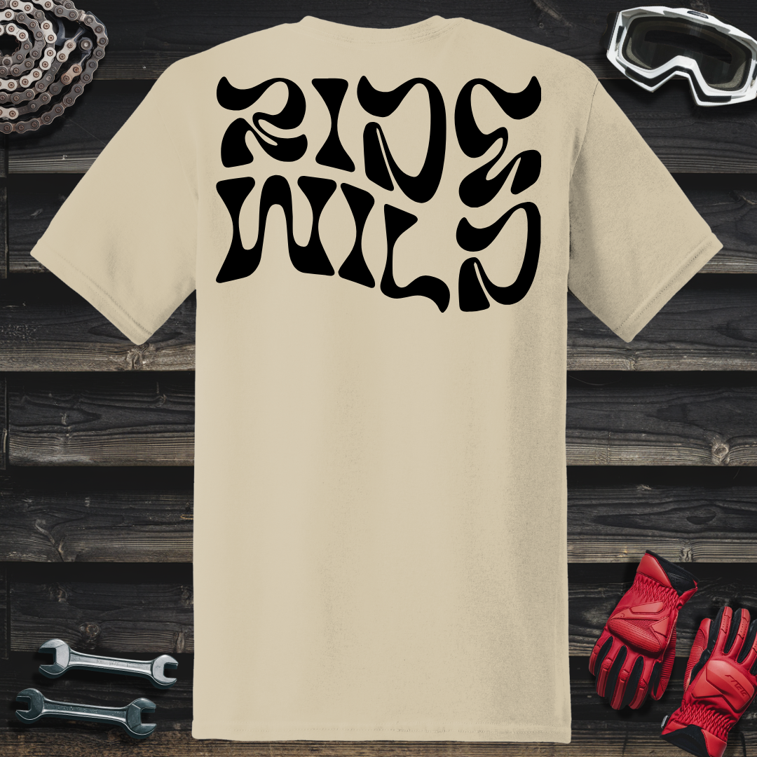 Ride Wild Street Art Logo T-Shirt