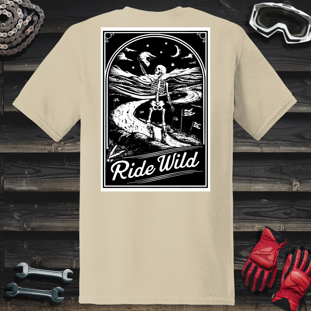 Exotic Motocross Skeleton T-Shirt