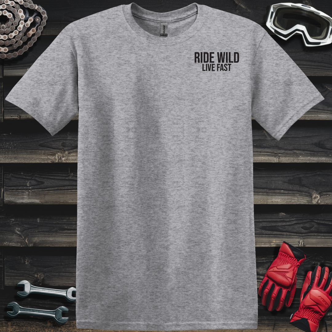 Palm Tree Ride Wild Live Fast T-Shirt