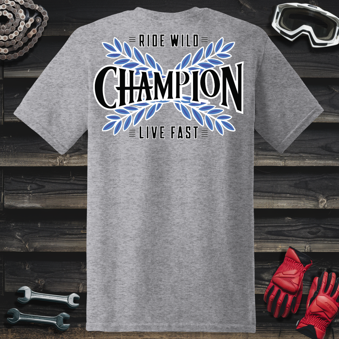 Champion Ride Wild Blue T-Shirt