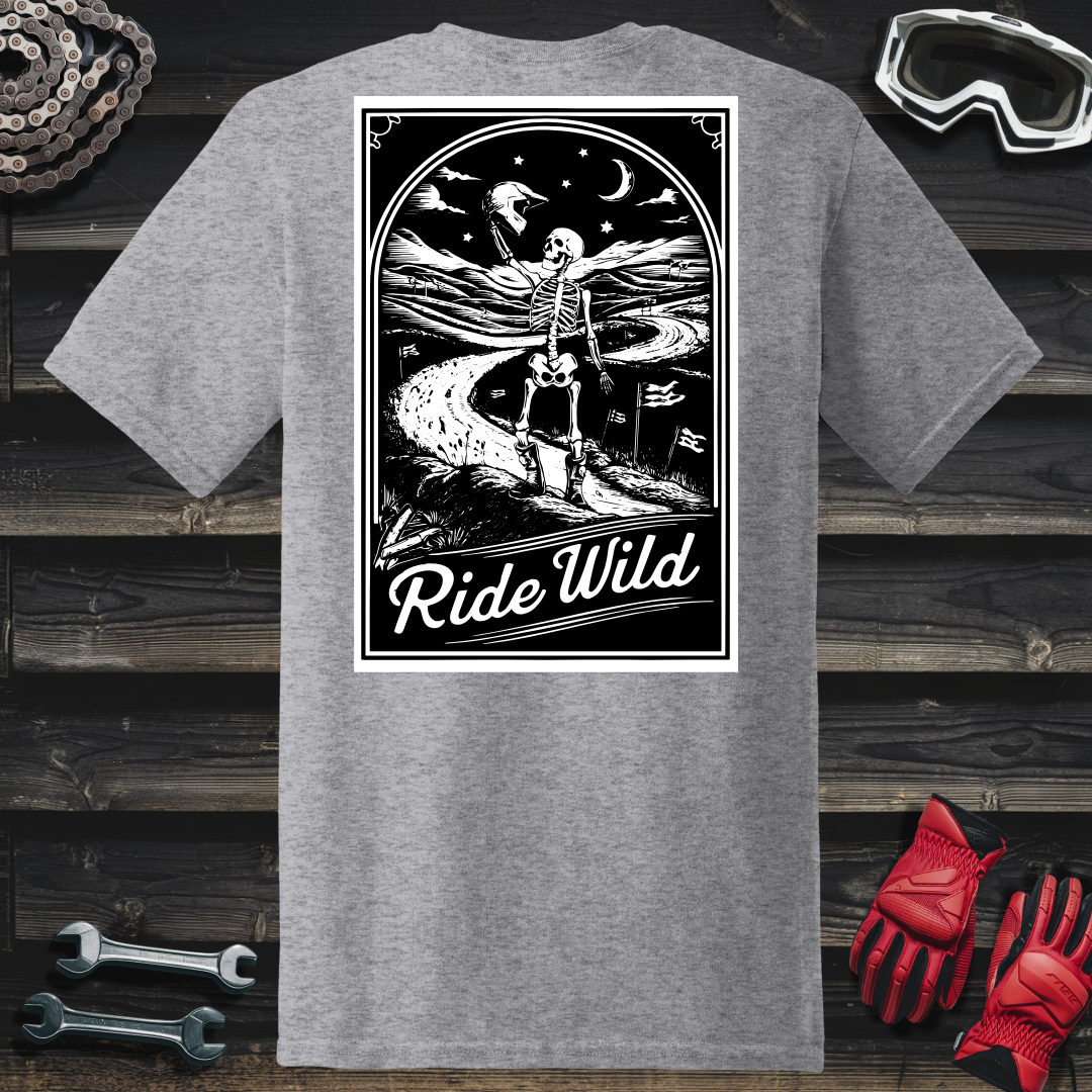 Exotic Motocross Skeleton T-Shirt