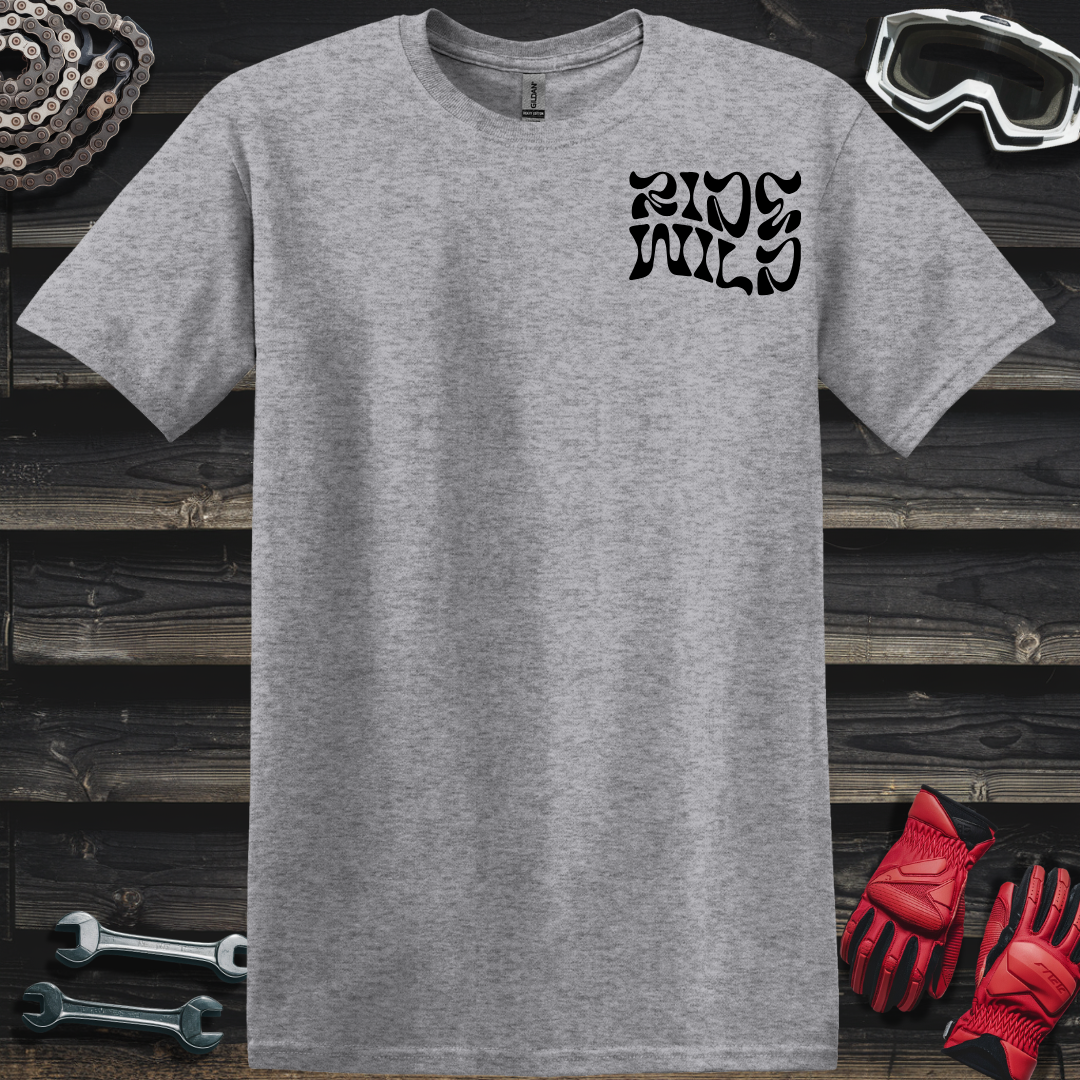 Ride Wild Street Art Logo T-Shirt