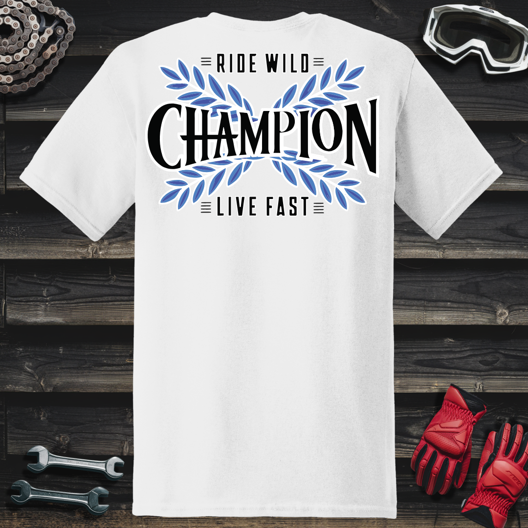 Champion Ride Wild Blue T-Shirt