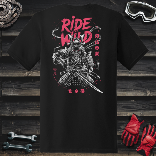 Ride Wild Japanese Warrior T-Shirt