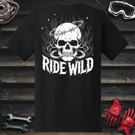 Flames Skull Exotic T-Shirt