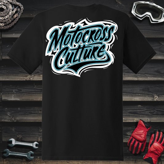 Motocross Culture Blue T-Shirt