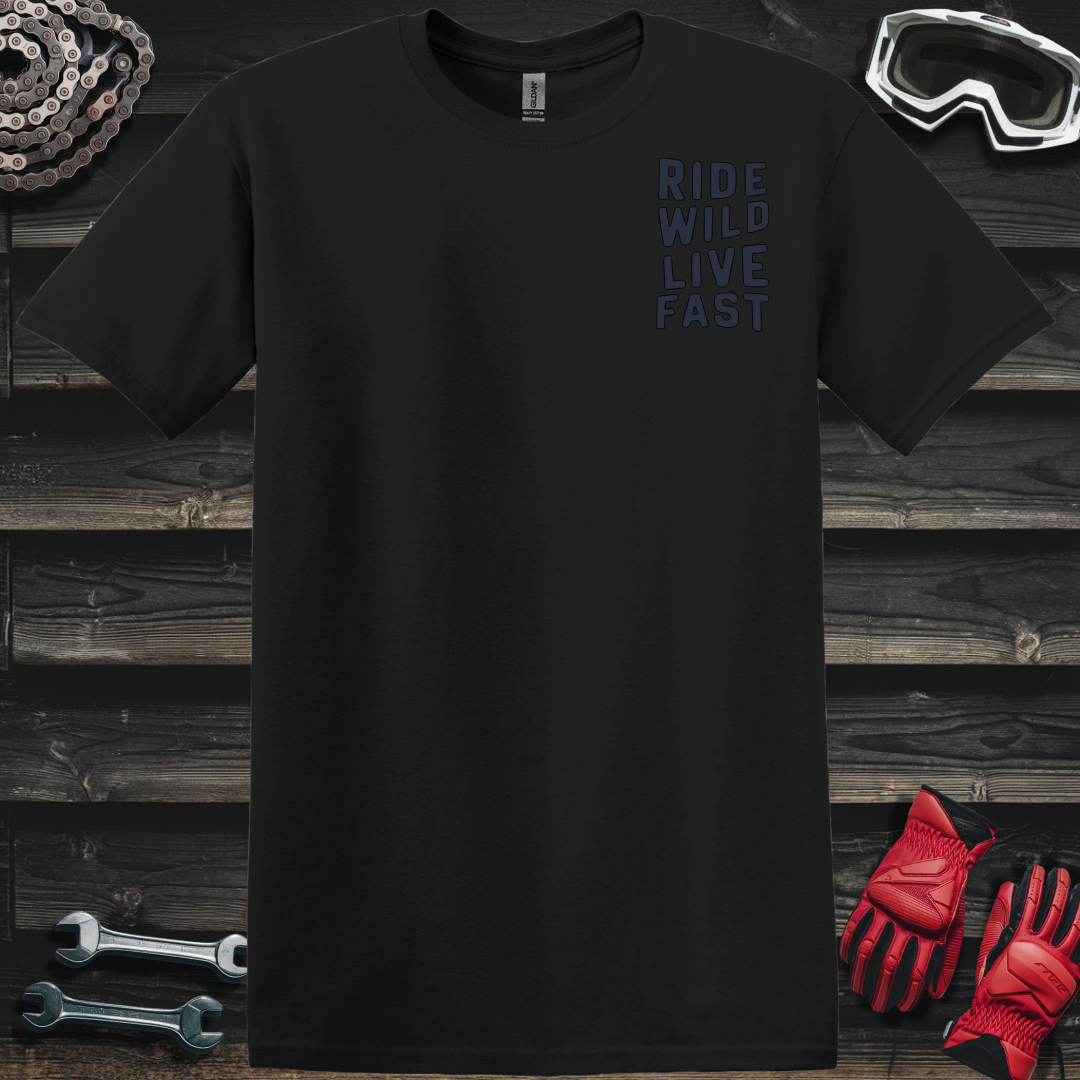Ride Wild Champion With Roses T-Shirt