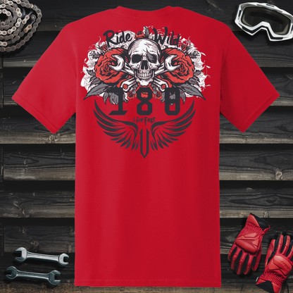 188 Skull & Angel Wings T-Shirt