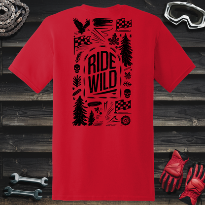 Hand Drawn Ride Wild Cartoon 2 T-Shirt