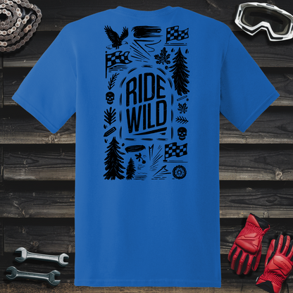 Hand Drawn Ride Wild Cartoon 2 T-Shirt