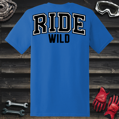 Ride Wild College Logo T-Shirt
