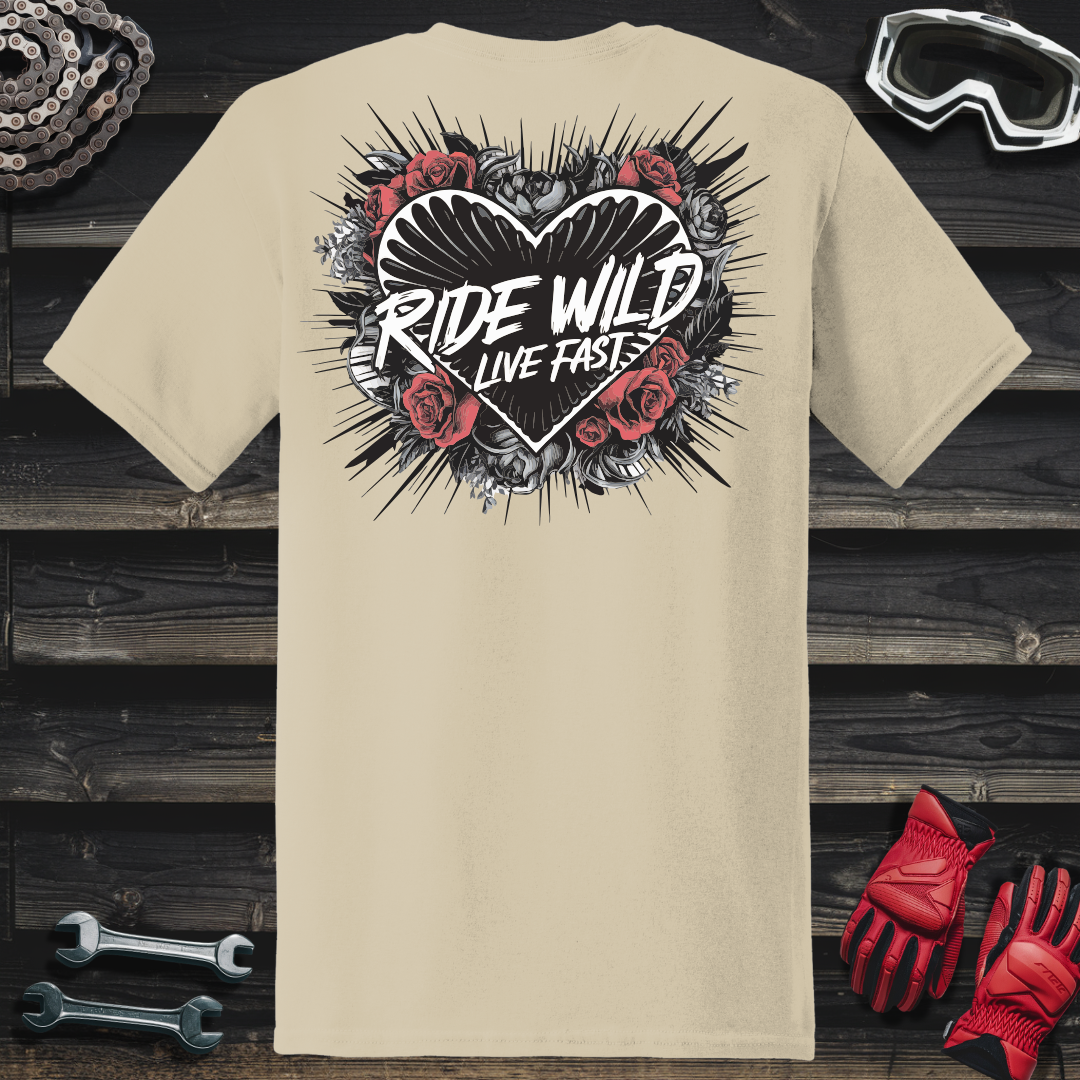 Ride Wild Dark Heart T-Shirt