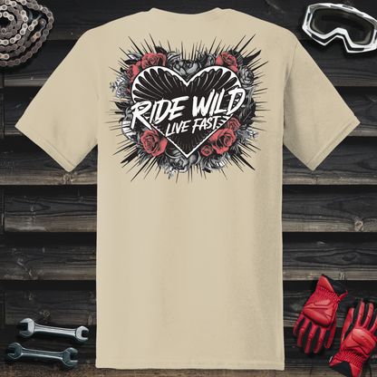 Ride Wild Dark Heart T-Shirt