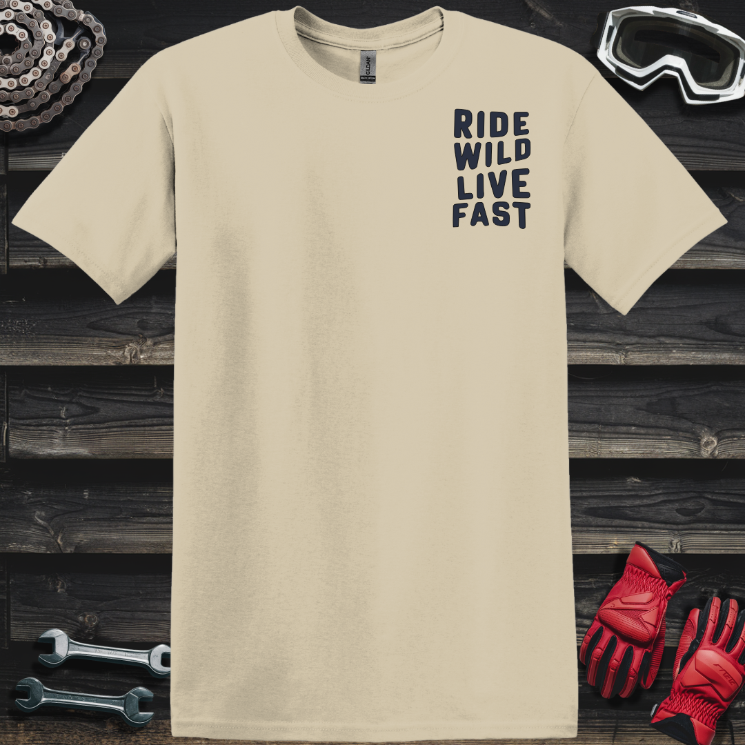 Ride Wild Champion With Roses T-Shirt
