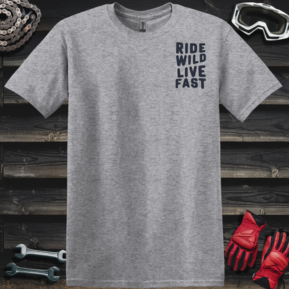 Ride Wild Champion With Roses T-Shirt