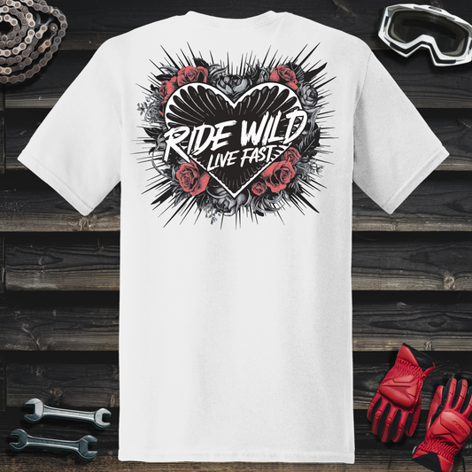 Ride Wild Dark Heart T-Shirt