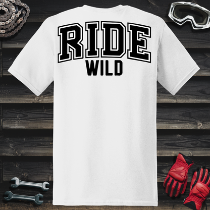 Ride Wild College Logo T-Shirt