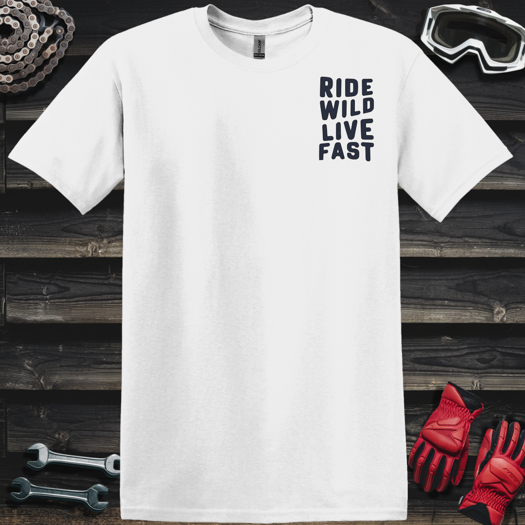 Ride Wild Champion With Roses T-Shirt