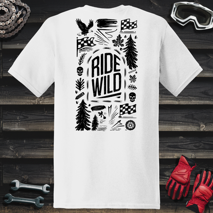 Hand Drawn Ride Wild Cartoon 2 T-Shirt