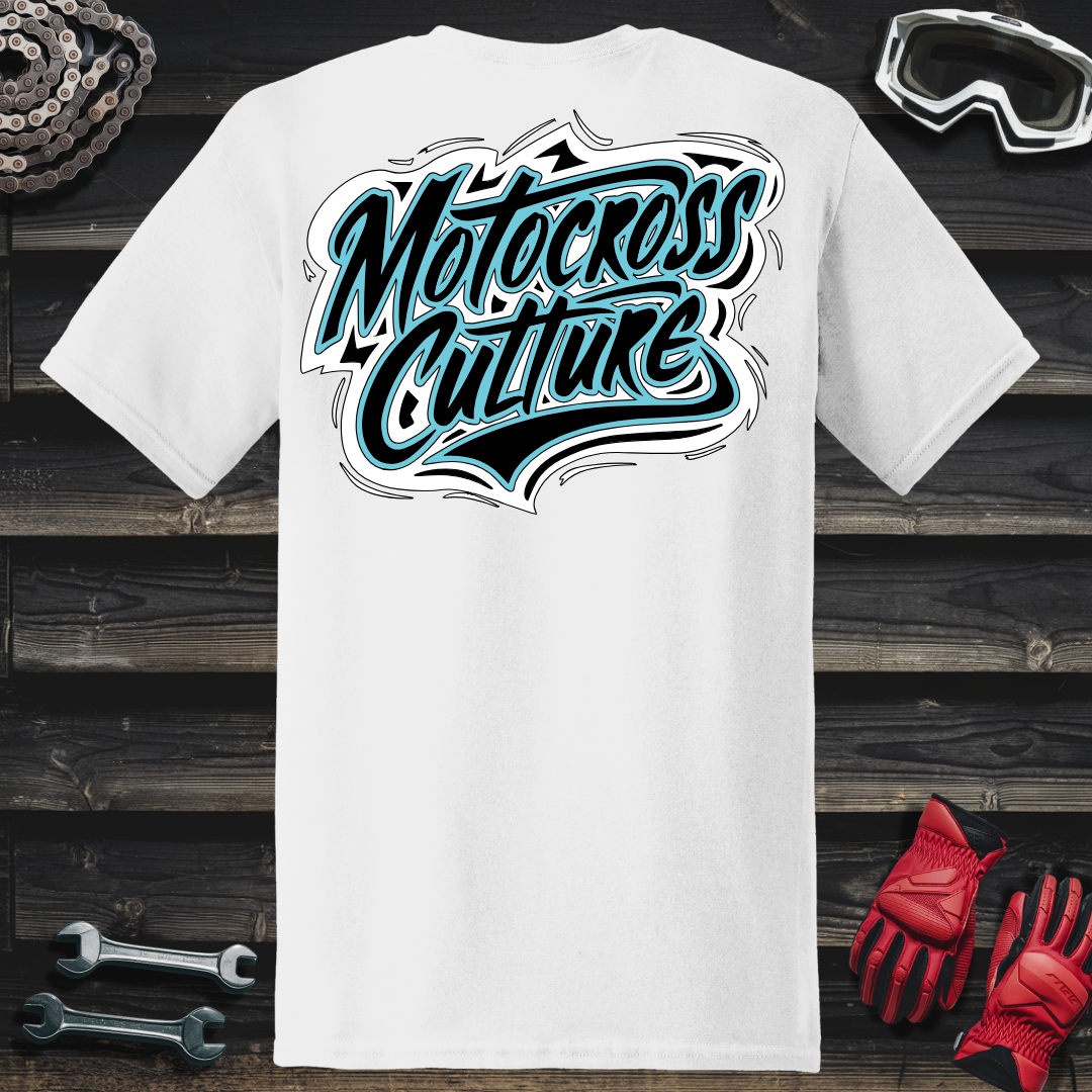 Motocross Culture Blue T-Shirt